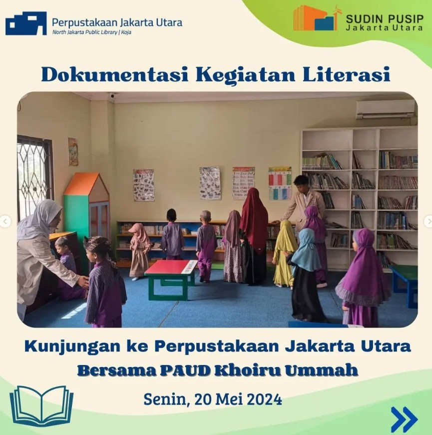 Roadshow Workshop Membaca Bersama Suku Dinas Perpustakaan Dan Kearsipan Kota Administrasi Jakarta Utara